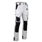 Pantalon Cellule stretch bicolore avec poches genouillères - Blanc/Gris nuit - T.44 - LMA - 1870-44