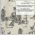 Papier peint Alien toile de Jouy - ALIEN TOILE BLACK++
