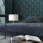 Papier peint art déco Cobalt - DECOCOBALT++