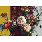 Papier peint floral renaissance - DUTCH MUSTARD++