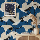 Papier peint Hérons bleus - AIRONI BLU++