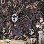 Papier peint jardin gothique Mystical Midnight Garden - WITCH GARDEN
