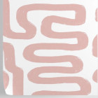Papier peint à motif labyrinthe avec coups de pinceau rose - PINK BRUSH++