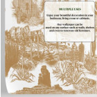 Papier peint paysage de cactus beige - CACTUS BEIGE++