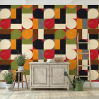 Papier peint rétro moderne du milieu du siècle - MIDCENTURY