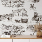 Papier peint Western dans le désert - WESTERN