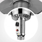 Parasol chauffant gaz 14 kw gold radiateur de terrasse (inclus housse, lest et connectique)