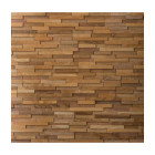 Parement bois teck naturel 0,57m²
