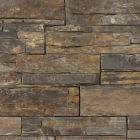 Parement mural en roche naturelle - multicolor - 4 pcs