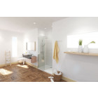 Quetzal paroi de douche fixe 8 mm - Dimension de la paroi au choix