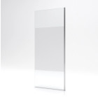 Paroi de douche à l’italienne - 80x200 cm verre transparent 8 mm - Bande dépolie Aurlane - FAC231