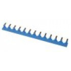 Peigne d alimentation 13 modules Neutre Bleu Unibis