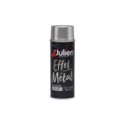 Peinture aérosol julien effet métal - gris métallisé - 400 ml
