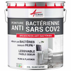 Peinture anti bactérienne, mur et plafond : Arcascreen Anti Bactérien - Blanc 2,5 L Arcane Industries