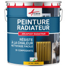Peinture radiateur fonte acier alu - kit 1 kg jusqu'à 5m² pour 2 couches - Coloris au choix
