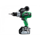 Perceuse visseuse à percussion 13 mm 14,4 V - 3  Ah Li-Ion HITACHi DV14DBL