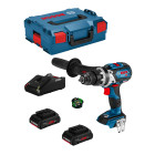 Perceuse-visseuse bosch gsr 18v-110 c - 2 x 4,0 ah procore gal 18v-40 l-boxx 136 module bluetooth