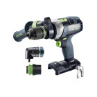 Perceuse-visseuse festool quadrive tdc 18/4 i-set (1x4,0ah hpc-asi 1x5,0ah asi tcl6 systainer sys3 df m187accessoires)