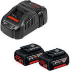 Perceuse visseuse sans fil bosch gsb-18v 60c+ 2 batteries li-ion 4,0 ah + chargeur rapide 60 nm max mandrin 13 mm coffret bosch