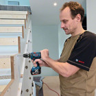Perceuse visseuse sans fil bosch gsb-18v 60c+ 2 batteries li-ion 6,0 ah + chargeur rapide 60 nm max mandrin 13 mm coffret bosch