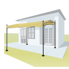 Pergola en fer forge 3 x 2,5 m