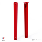 Lot de 2 pieds DECO-GEM pour table basse en acier Jaspe, H.71 cm