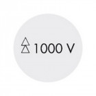 Pince coupante latérale compacte X-Cut®, tête chromée, isolée jusqu'à 1000 V, Long. : 160 mm