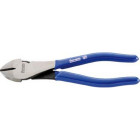 Pince coupante latérale démultipliée, Acier Vanadium, tête polie, poignées à gaine en plastique, Long. : 160 mm