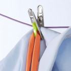 Pinces à linge inox avec crochets - x20