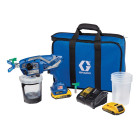 Pulvérisateur airless Ultra sans fil 18V 138 bar - GRACO - avec 2 batteries 18V 2.0Ah - chargeur - sac de transport - 17M366