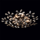 Plafonnier argenté flora 8 ampoules 21 cm