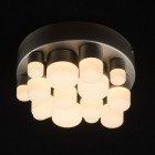 Plafonnier argenté techno   12 cm