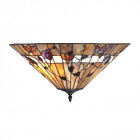 Plafonnier bernwood, verre et métal