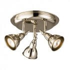 Plafonnier burbidge, nickel brillant, 3 ampoules