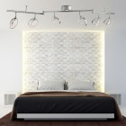 Plafonnier chrome 6 gyro led