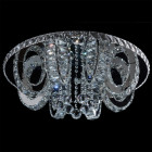 Plafonnier chromé crystal 134 ampoules 26 cm