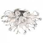 Plafonnier chromé flora 16 ampoules 36 cm