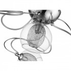 Plafonnier chrome liverpool 4 lumières