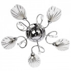 Plafonnier chromé megapolis 5 ampoules 13 cm