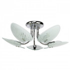 Plafonnier chromé megapolis 5 ampoules 20 cm