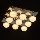 Plafonnier chromé techno   16 cm