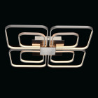 Plafonnier chromé techno 4 ampoules 9 cm