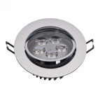 Plafonnier chromé techno 5 ampoules 4 cm