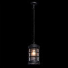 Plafonnier d'extérieur noir street 1 ampoule 95 cm