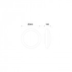 Plafonnier de jardin ford h100 2 ampoules