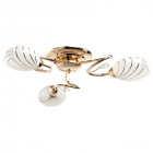 Plafonnier doré megapolis 3 ampoules 14 cm