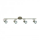 Plafonnier eros laiton antique, 78cm, 4 éclairages