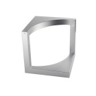 Plafonnier escher, aluminium brillant