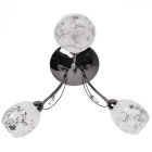 Plafonnier gris megapolis 3 ampoules 25 cm