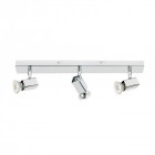 Plafonnier grove, chrome, 3 ampoules